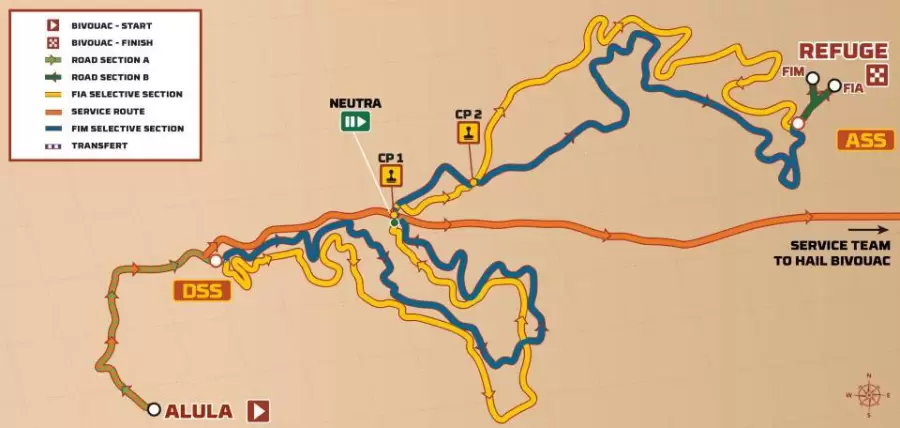 El mapa de la Etapa Marat�n