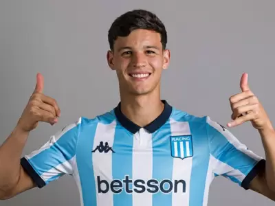 Valent�n Carboni ilusion� a los hinchas de Racing.