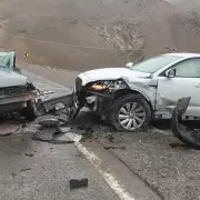 Choque frontal fatal en Ruta 7 a la altura de Horcones