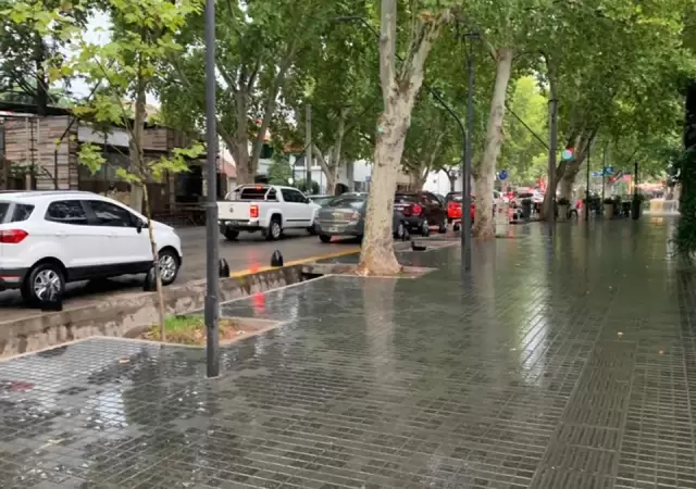 Las tormentas y el marcado descenso de la temperatura marcaron el pulso de este jueves en Mendoza, bajo alerta amarilla del SMN.