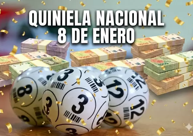 Quiniela Nacional del 8 de enero