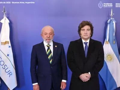 Lula da Silva y Javier Milei.