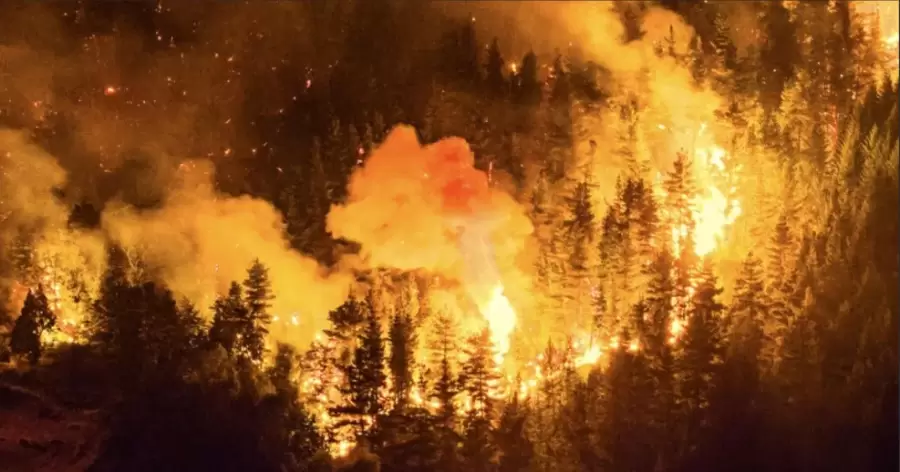 Incendio en Chubut