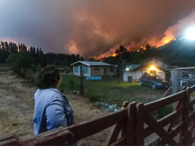 Incendio en Chubut.