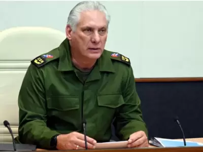 El presidente de Cuba, Miguel D�az-Canel, advirti� sobre Estados Unidos y Venezuela