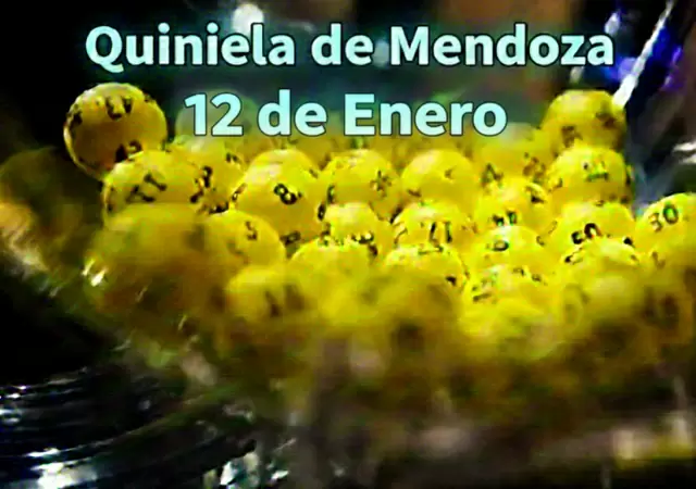 Quiniela de Mendoza del 12 de enero
