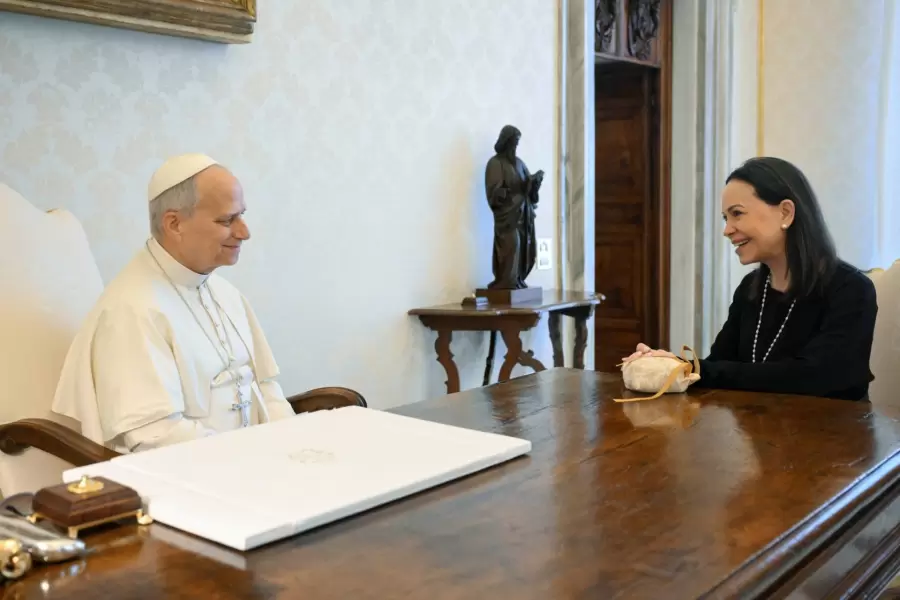 Leon XIV y Mar�a Corina Machado