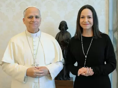 Leon XIV y Mar�a Corina Machado