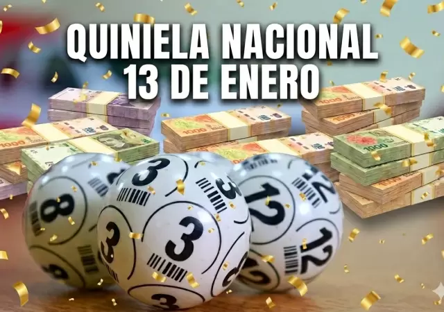 Quiniela Nacional del 13 de enero