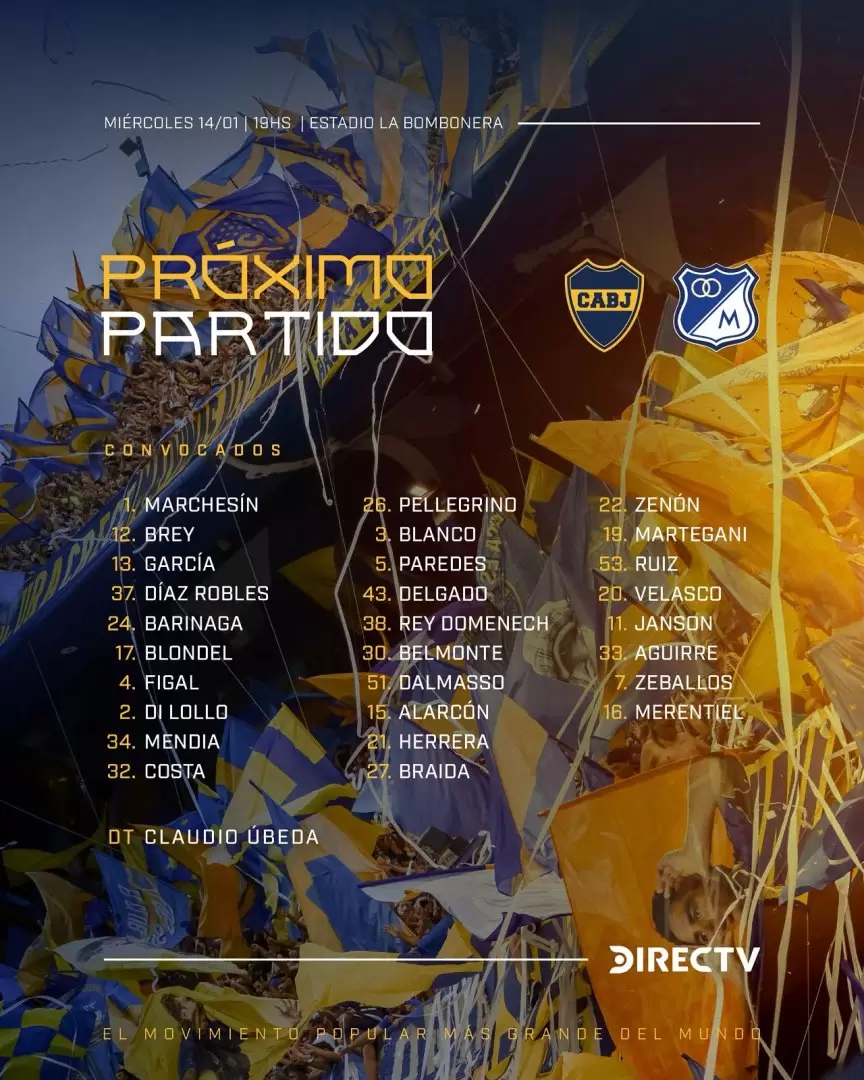 Los convocados por �beda.
