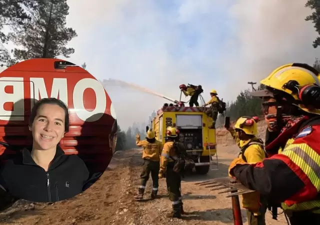 Sof�a Cerella, presidenta de Bomberos Voluntarios de El Hoyo, revel� que fueron v�ctimas de una estafa que los dej� sin el equipamiento necesario.