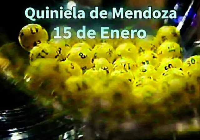 Quiniela de Mendoza del 15 de enero
