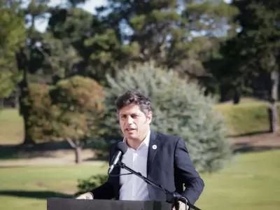 El gobernador bonaerense Axel Kicillof, lanzado al espacio federal. (Foto: gentileza)