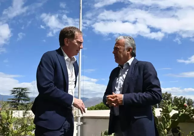 Cornejo y Santilli en Mendoza