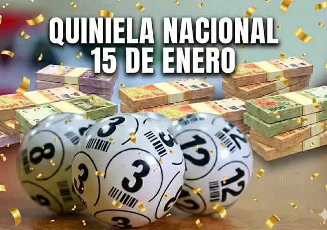 Quiniela Nacional del 15 de enero