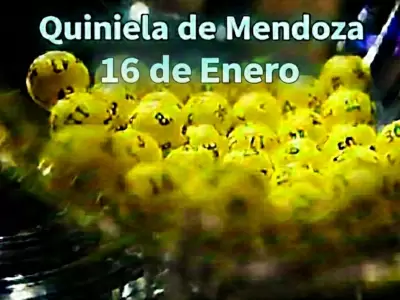 Quiniela de Mendoza del 16 de enero