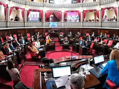 Imagen de una sesi�n del Senado bonaerense. (Foto: archivo web)