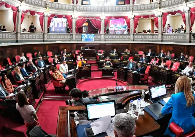 Imagen de una sesi�n del Senado bonaerense. (Foto: archivo web)