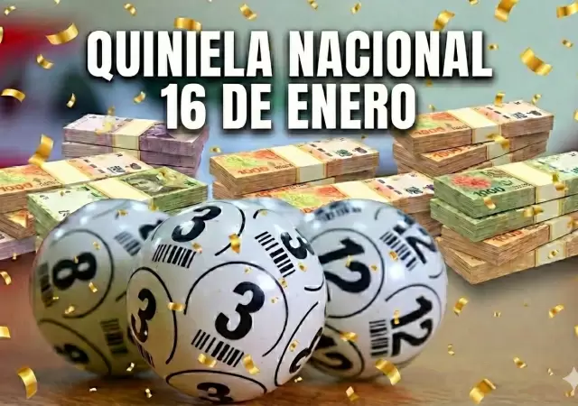 Quiniela Nacional del 16 de enero