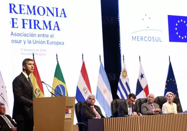 Acuerdo hist�rico entre el Mercosur y la OE.