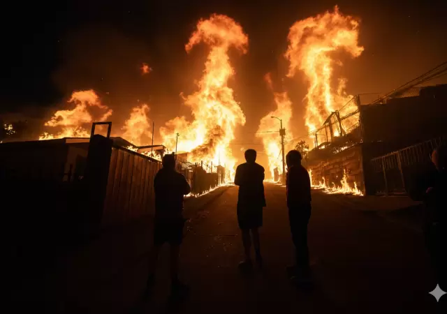 El sur de Chile vuelve a sufrir el flagelo de las llamas.