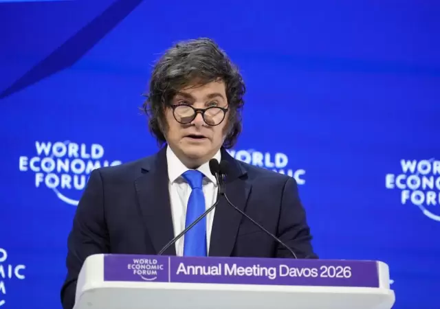 Javier Milei hizo una explosiva alocuci�n. (Imagen: Presidencia de la Naci�n)