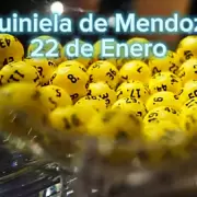 Quiniela de Mendoza hoy EN VIVO: resultados del jueves 22 de enero de 2026