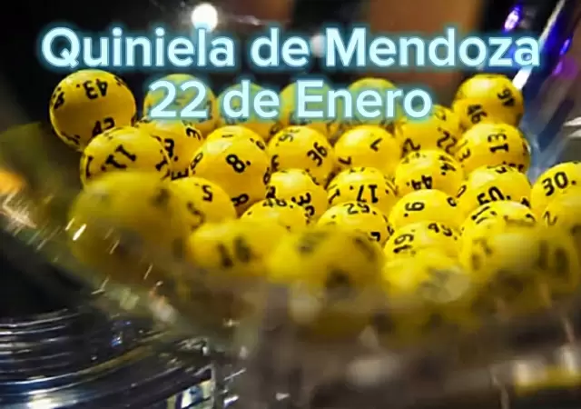Quiniela de Mendoza del 22 de enero
