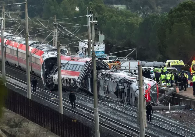 Terrible imagen de la tragedia ferroviaria de Adamuz, en Espa�a. (Imagen: web)