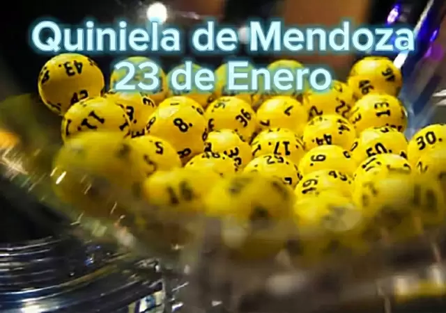 Quiniela de Mendoza del 23 de enero