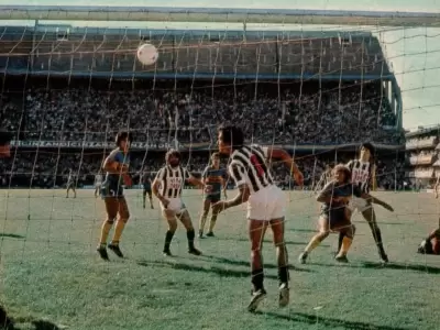 Gimnasia en La Bombonera en 1983. All� supo sacar grandes resultados