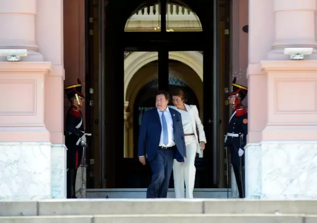 Alberto Weretilneck en Casa Rosada