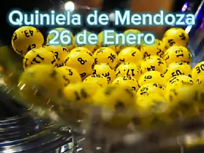 Quiniela de Mendoza del 26 de enero