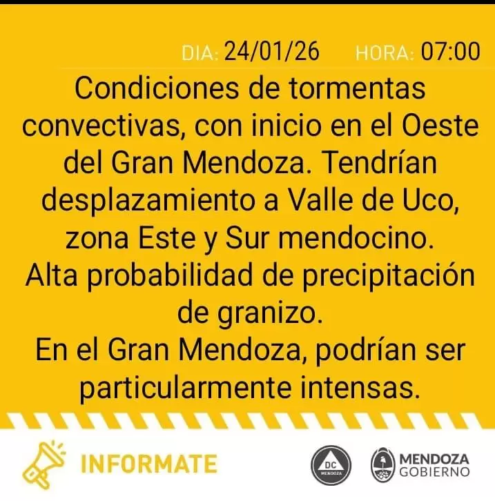 Alerta Amarilla.