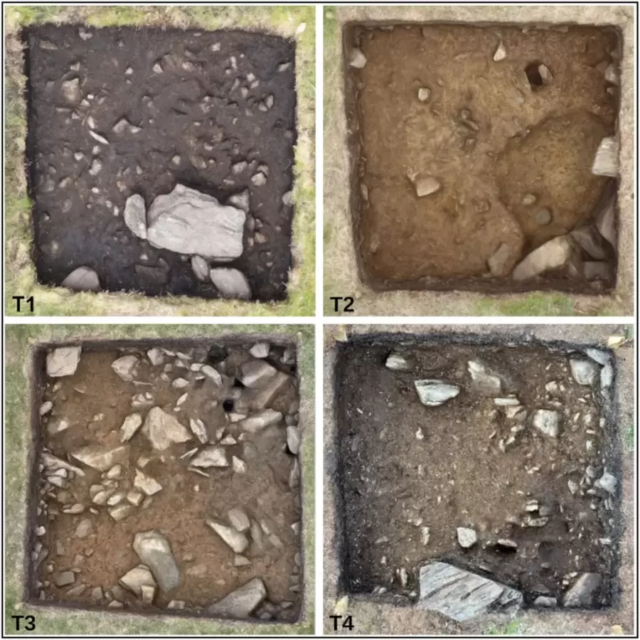 Las zanjas de excavaci�n.