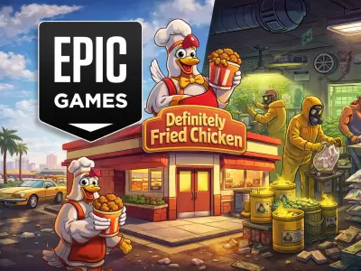 Definitely Not Fried Chicken llega a Epic Games