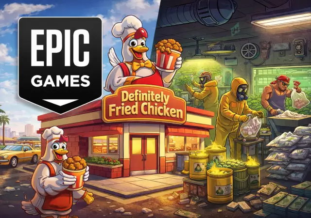 Definitely Not Fried Chicken llega a Epic Games