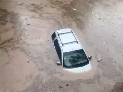 Mendoza intenta recuperarse este s�bado del devastador temporal de ayer que dej� calles anegadas, incidentes viales y miles de hogares sin luz ni agua