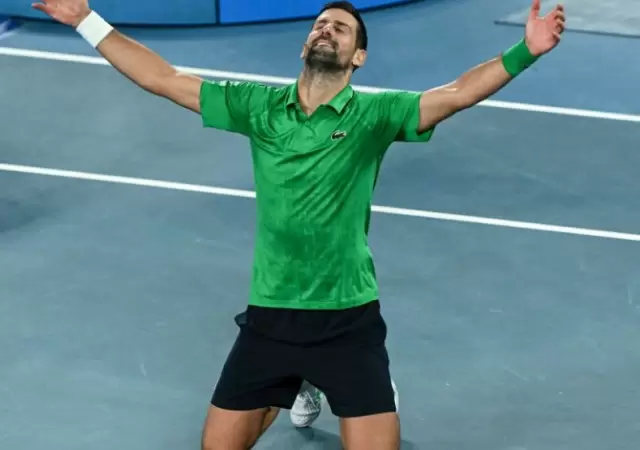 Novak Djokovic en el Abierto de Australia 2026.