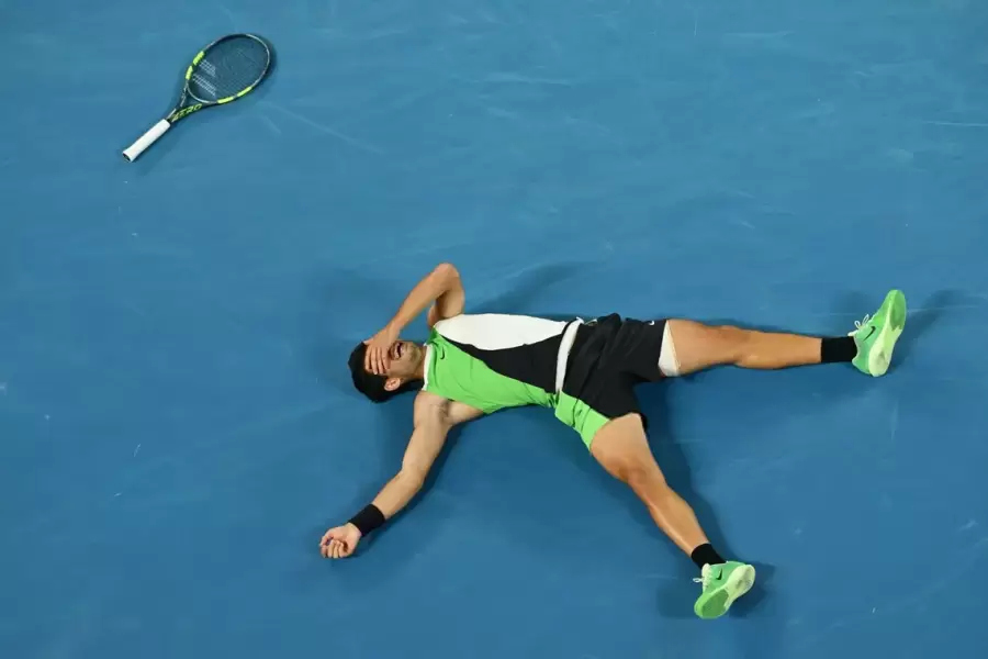 Carlos Alcaraz, el tenista m�s joven en conquistar los cuatro t�tulos de Grand Slam.