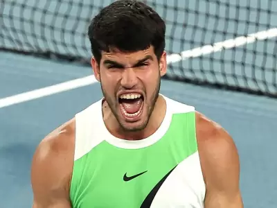 Carlos Alcaraz, el tenista m�s joven en conquistar los cuatro t�tulos de Grand Slam.