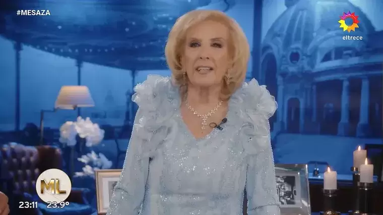 La Chiqui emocion� a todos.