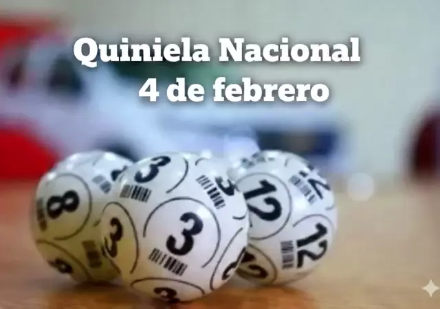 Quiniela Nacional del 4 de febrero