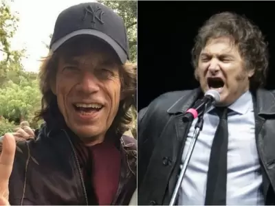 Crece el rumor entre un encuentro entre Javier Milei y Mick Jagger