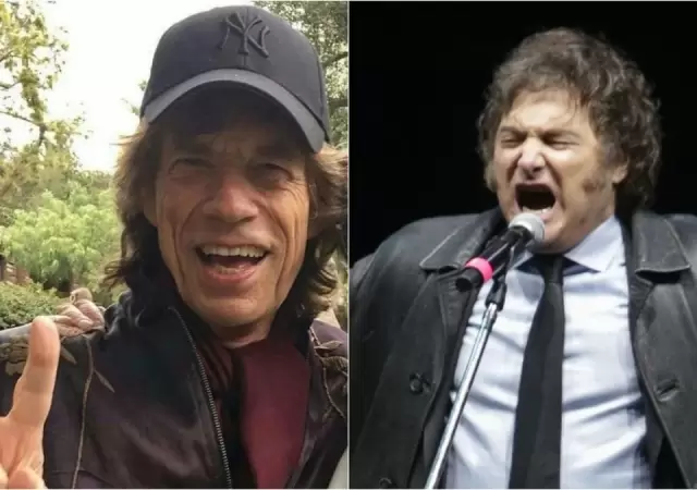 Crece el rumor entre un encuentro entre Javier Milei y Mick Jagger