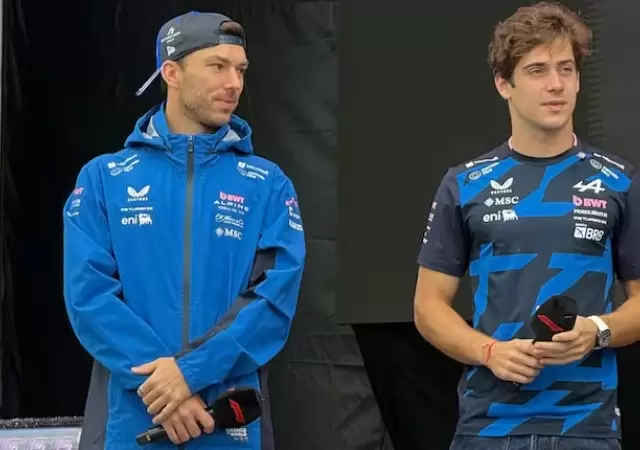Franco Colapinto y Pierre Gasly