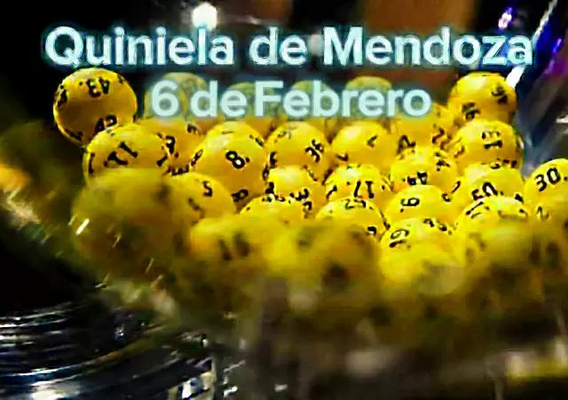 Quiniela de Mendoza del 6 de febrero