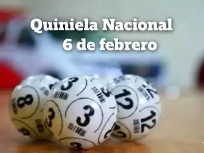 Quiniela Nacional del 6 de febrero