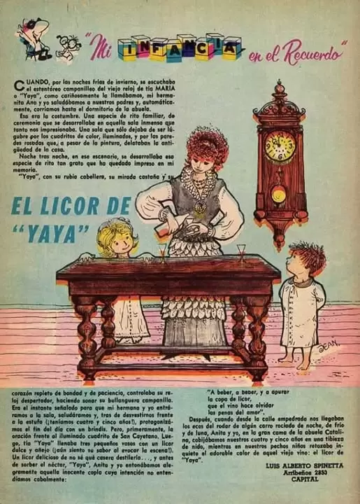 El Flaco mand� un texto suyo a la Revista Anteojito siendo un adolescente