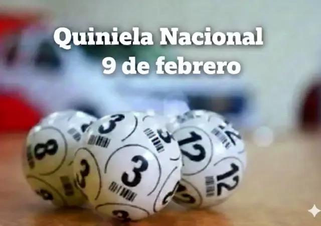 Quiniela Nacional del 9 de febrero